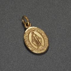新品未使用☆レレレさん、Mal. ☆18kマリア様 ペンダントトップ☆刻印