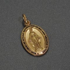 新品未使用☆レレレさん、Mal. ☆18kマリア様 ペンダントトップ☆刻印