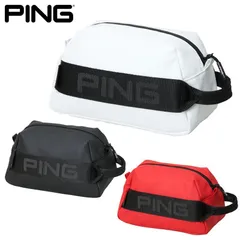PING ピンゴルフ GB-A223 マット PU ポーチ 36227 ラウンドポーチ ゴルフポーチのサムネイル