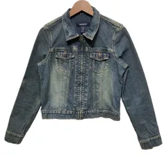 Abercombie&Fitch　デニムジャケット　Gジャン　トラッカージャケット　アウター　フルジップ　胸ポケット　アメカジ　古着