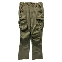 AVIREX　ミリタリーパンツ　カーゴパンツ　ボトムス　無地　ジップフライ　マルチポケット　サイドアジャスター　アメカジ　古着