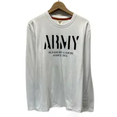 AVIREX　ロンT　長袖　カットソー　トップス　クルーネック　ロゴT　両面プリント　ブランドロゴ　レター　アメカジ　古着