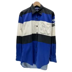 POLO SPORT RALPH LAUREN　ボーダーシャツ　90s vintage　90年代　長袖　シャツ　トップス　レギュラーカラー　胸ポケット　ワンポイント　ブランドロゴ　プリント　オーバーサイズ　古着