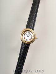 カルティエ W1010744 925 GP ﾄﾘﾆﾃｨ文字盤 ﾏｽﾄﾄﾘﾆﾃｨ ﾍﾞﾙﾒｲﾕ Cartier（カルティエ） 美品 W1010744 925 GP トリニティ文字盤 マスト