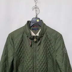 K141 Tommy Hilfiger トミーヒルフィガー レディース 軽量 キルティング ダウン ジャケット M
