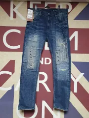 バックルー デニムパンツ プレミアム リアルデニム Indigo 34サイズ