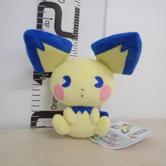 ポケモンセンター ぬいぐるみ サイコソーダリフレッシュ ピチュー 紙タグ付き ポケットモンスター 2022