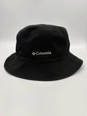 ▪︎Columbia コロンビア バケットハット 帽子 ロゴ刺繍 ブラック 黒 アウトドア キャンプ