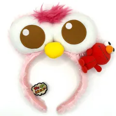 USJ モッピー エルモ カチューシャ ユニバーサルスタジオジャパン セサミストリート SESAME STREET ピック レッド 可愛い パーティー 仮装 ヘアアクセサリー 【中古】【送料無料】