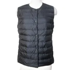 ユニクロ UNIQLO 21AW ウルトラライトダウンコンパクトベスト ナイロン S 黒 ブラック /X