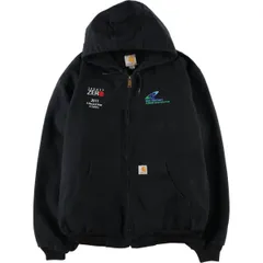 古着 カーハート Carhartt アクティブジャケット ダックフルジップパーカー USA製 メンズXL相当/eaa606482