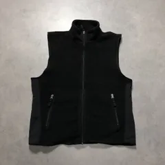 GQ4559◇OLD GAP : 90's フリースベスト◇M◇黒 オールドギャップ