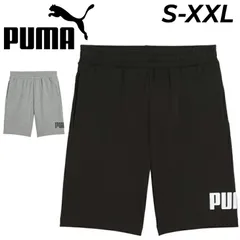 プーマ スウェット ハーフパンツ メンズ PUMA ESS ビッグ NO. 1ロゴ 10インチ ショートパンツ トレーニング スポーツウエア 男性 スウェットパンツ スエット ビッグロゴ 短パン 半ずぼん フレンチテリー  服  /687528
