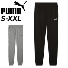 プーマ トレーニングパンツ メンズ PUMA ESS NO. 1ロゴ ジャージーパンツ ロングパンツ スポーツウエア 男性  運動 ワンポイント  ボトムス 長ズボン メンズウェア 服  /687558