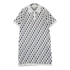 サイズ：2 JACK BUNNY ジャックバニー 2024年モデル ニットワンピース 総柄 ホワイト系 [240101598508] ゴルフウェア レディース ストスト