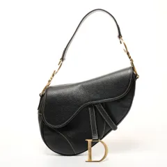 Christian Dior クリスチャンディオール ショルダーバッグ レザー サドルバッグ【中古】