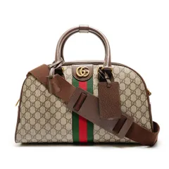 GUCCI グッチ ハンドバッグ GGスプリーム ダッフルバッグ ボストンバッグ 2way 723309【中古】