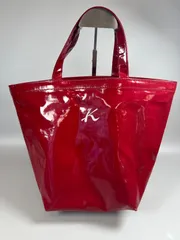 2way キタムラ　赤エナメル　トートバック