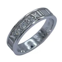 ティファニー TIFFANY＆CO アトラスナローリング ホワイトゴールド 750 ジュエリー