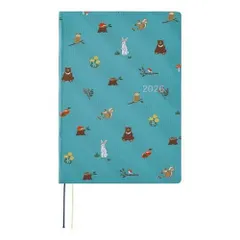 ほぼ日手帳 2026 HON タイ&チーフ/in the forest [A5/1日1ページ/1月/月曜はじまり]