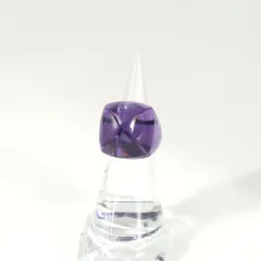 希少パープルカラー　11号　Baccarat バカラ クリスタルガラス　リング 2026年最新】Yahoo!オークション -バカラ リングの中古品・新品・未