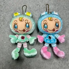 ナルミヤキャラクターズ メゾピアノ ベリエちゃん 当時物 平成レトロ マスコット ぬいぐるみ ボールチェーン 2体セット