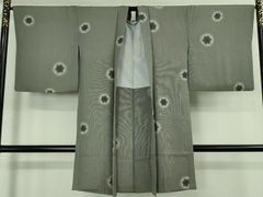 平和屋着物○江戸小紋 地紙花文 正絹 逸品 AABE6774ck - メルカリ