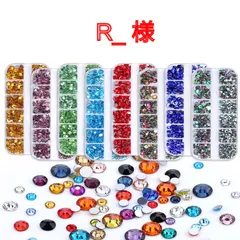 【R_様】　高分子ストーン　ミルキーストーン　デコストーン　デコうちわ　ラインストーン