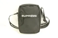 【中古】 Supreme メンズショルダーバッグ -- 22FW Shoulder Bag Supreme -- 黒 ブラック ロゴ