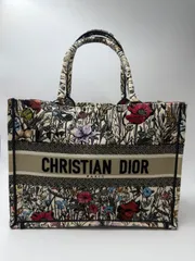 Dior　クリスチャンディオール　ブックトート　花柄　フラワー　ミディアムサイズ