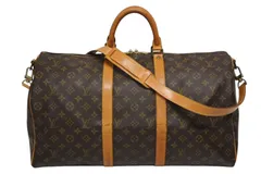 LOUIS VUITTON ルイヴィトン キーポル バンドリエール50 ボストンバッグ M41416 モノグラム PVC レザー 美品 中古 4b011325