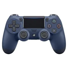 【純正品】ワイヤレスコントローラー (DUALSHOCK 4) ミッドナイト・ブルー (CUH-ZCT2J22)