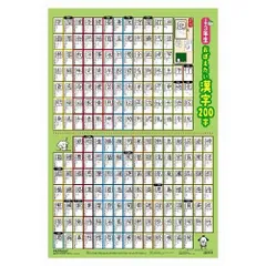 小学3年生 おぼえたい漢字200字 (キッズレッスン 学習ポスター)