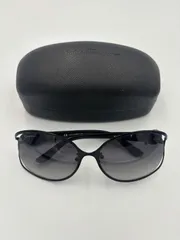 ■サルヴァトーレ フェラガモ Salvatore Ferragamo サングラス SF124SRK 002 ブラック ケース付き イタリア製のサムネイル