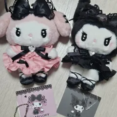 真夜中の真夜中のマイメロディ＆クロミ マスコット ホルダー ぬいぐるみ