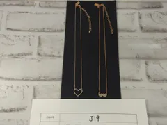 kate spade ケイトスペード ネックレス ハートモチーフ ピンクゴールド ローズゴールド 計2点セット 【J19】