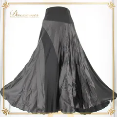 社交ダンス 衣装 スタンダード スカート レッスンウェア 練習着 オールシーズン 黒 ブラック系 無地 シンプル 光沢感 PROPOSE フォーマル ファッション おしゃれ ダンスウェア 伸縮性 洗練 プロ仕様 動きやすい 快適 ユニセックス シンプルスタイル