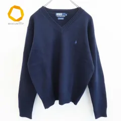 ポロ ラルフローレン Polo by Ralph Lauren ニット・セーター ポロ刺繍 Vネック メンズ [w846211]