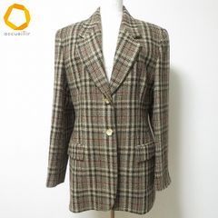 極美品】AIGNER ベルベットカラー カシミヤ混テーラードジャケット 金 