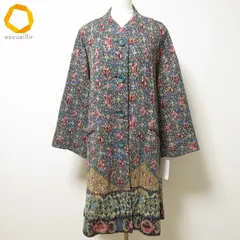 #wnc ミッソーニ MISSONI コート ニット L 緑 紫 青 ピンク ハイネック ラメ イタリア製 レディース [983174]のサムネイル