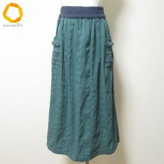HOUSE OF LOTUS × 高山都 スカラ刺繍 ティアードスカート M 麻 - メルカリ