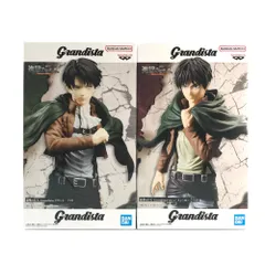 BANDAI SPIRITS フィギュア 2種セット 「進撃の巨人」 Grandista-エレン・イェーガー-リヴァイ- 未開封品