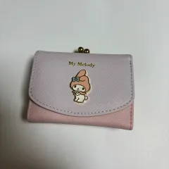 サンリオ マイメロディ ピンク色 二つ折り財布 カードウォレット