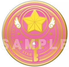 [중고] 배지 빈스 별 열쇠 금속 캔 배지 [카드 캡터 사쿠라 클리어 카드 편]