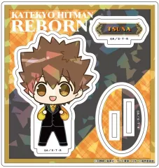 【中古】アクリルスタンド・アクリルパネル 沢田綱吉 ホログラムアクリルフィギュアmini 「家庭教師ヒットマンREBORN!」