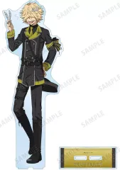 【新品】アクリルスタンド・アクリルパネル [新品] ベルフェゴール(10年後) 描き下ろし 特大アクリルスタンド ブラックミリタリーver. 「家庭教師ヒットマンREBORN!」