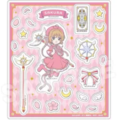 【新品】ディスプレイ・カスタム用アイテム 木之本桜(クリアカード編) 描き下ろしver. アクリルフレークパーツ 「カードキャプターさくら クリアカード編」