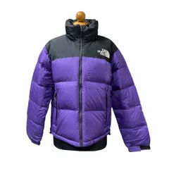 ◆ THE NORTH FACE ザ・ノース・フェイス NDW91952 ショートヌプシジャケット ダウンジャケット サイズL パープル 中古品◆ V104631NY
