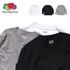 フルーツオブザルーム【FRUIT OF THE LOOM】81354600 7oz CREW NECK LONG T-SHIRT クルーネック ロングスリーブTシャツ 長袖 ロンT ヘビーウェイト 7オンス コットン 無地 メンズ レディース トップスのサムネイル