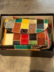 BALLY オーストリッチショルダーバッグ マルチカラー - メルカリ